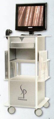 carrello per analisi del capello